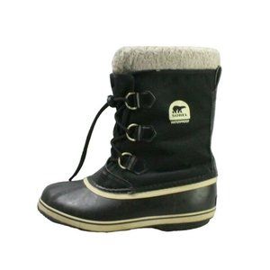 Sorel Yoot Pac Black Nylon Extra Insulated Comfortable Winter Boots US 7